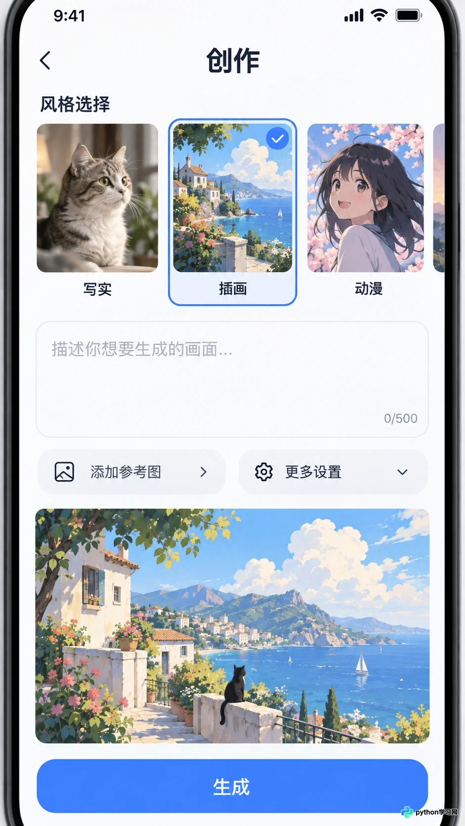 适合手机浏览器使用的AI绘画网站推荐