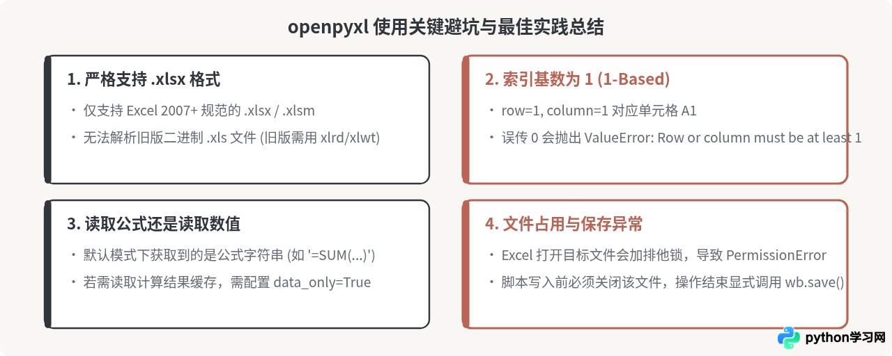 Python使用openpyxl读写Excel文件的基础教程