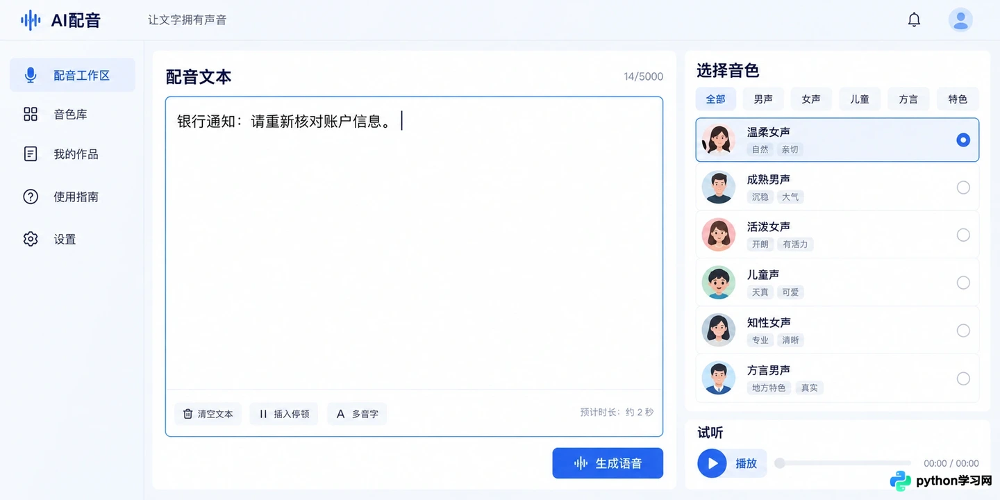 使用AI配音网站时怎么解决多音字发音错误