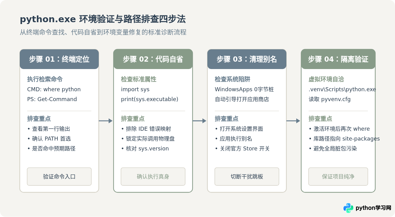 Python.exe 是什么：Python 官方解释器执行文件