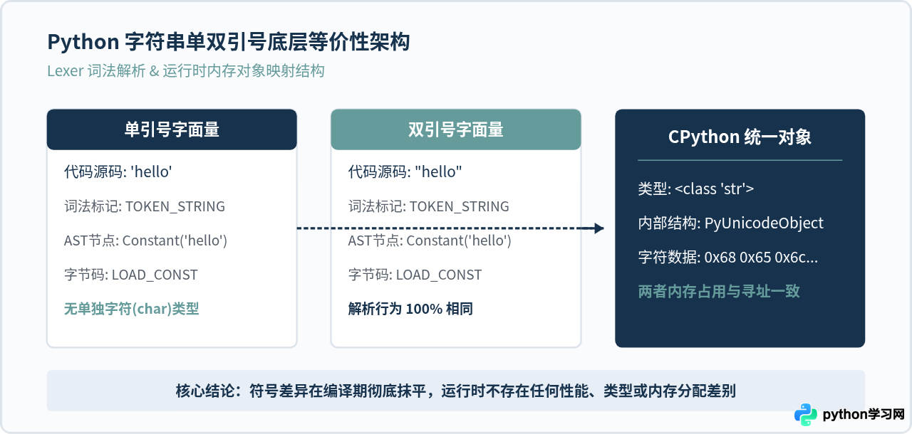 Python单引号与双引号有什么区别？