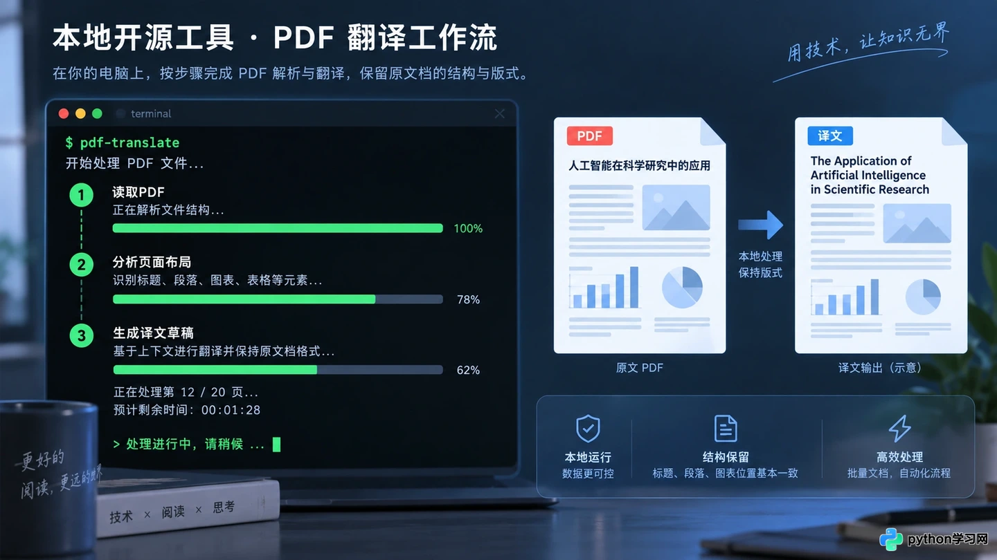 免费AI翻译PDF工具推荐：支持保留原格式且无字数限制