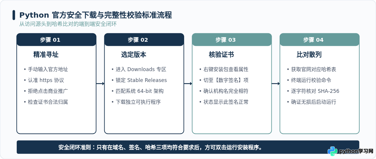 Python官方下载地址在哪？认准Python.org避免钓鱼网站