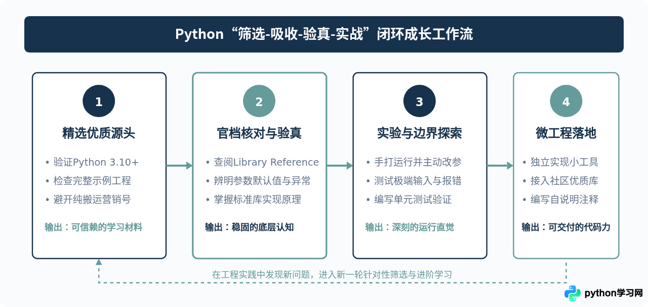 怎么筛选高质量的Python编程教程？官方文档解读与社区资源推荐