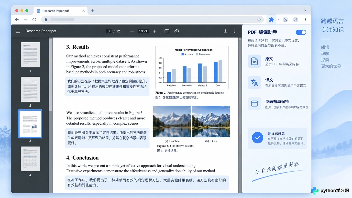 免费AI翻译PDF工具推荐：支持保留原格式且无字数限制