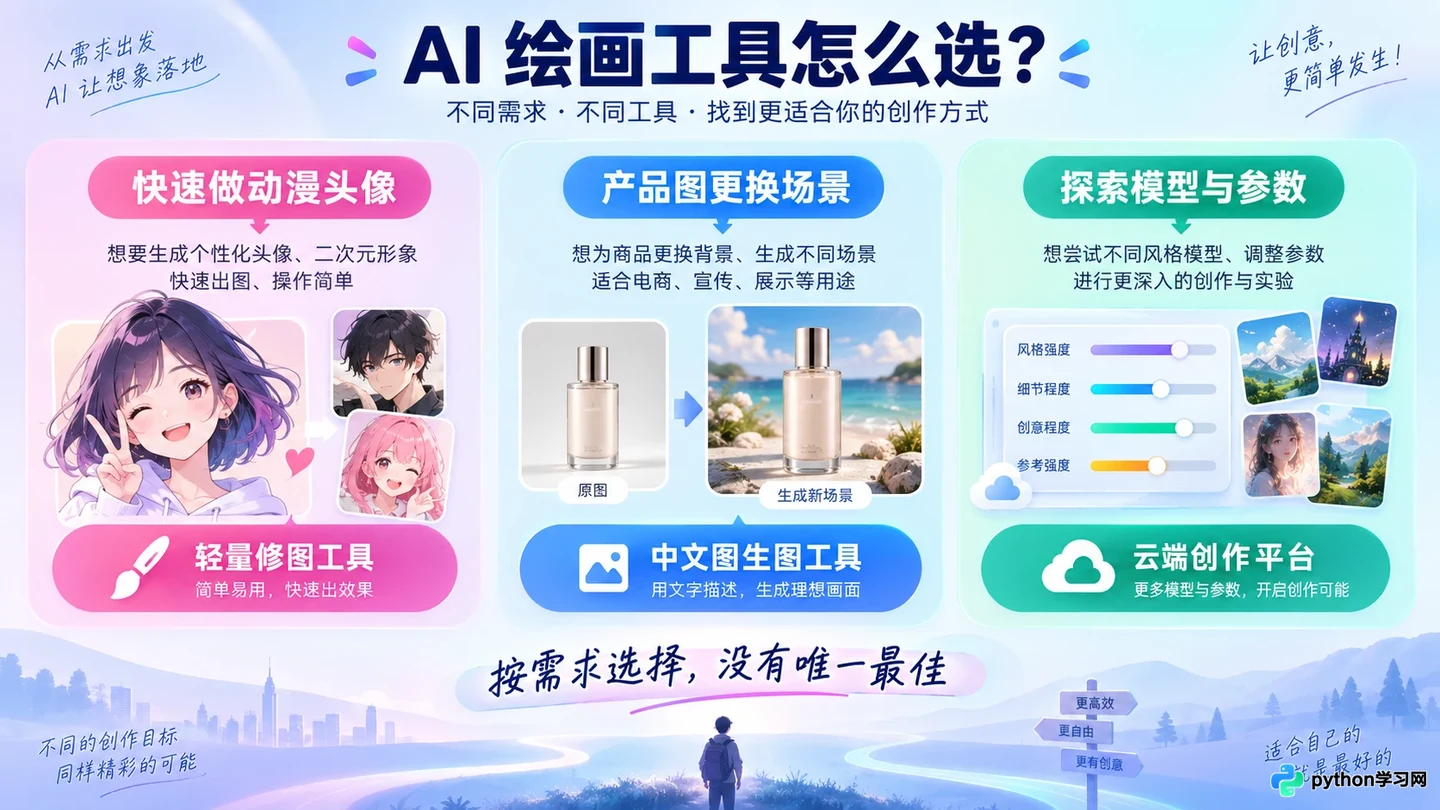 手机免费AI绘画App测评：哪款图生图效果最好？