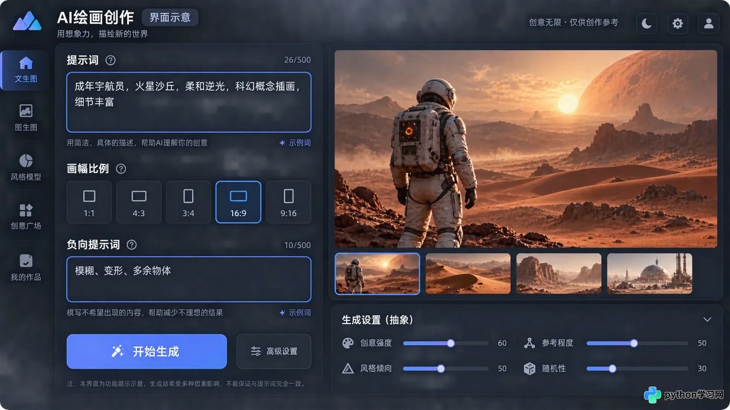 AI绘画提示词怎么写:主体、风格与画质参数的万能公式