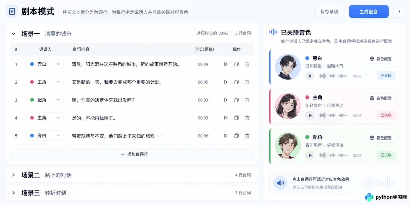 长文本有声书制作：在线AI配音怎么保持角色连贯性