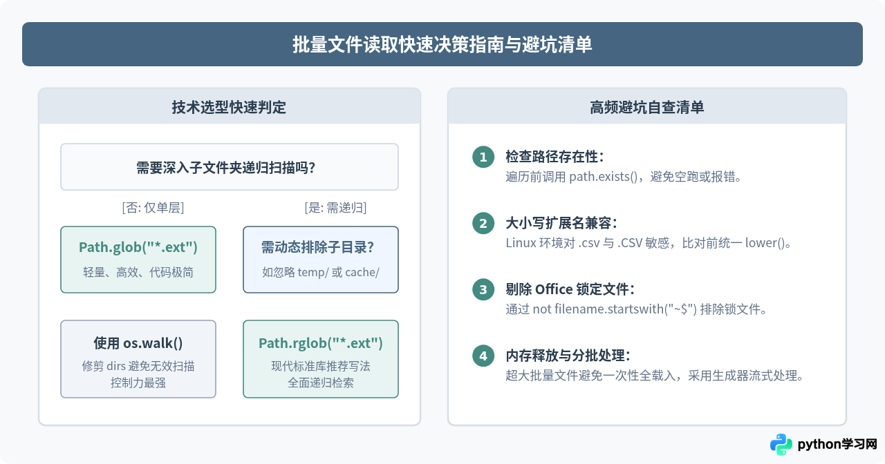 Python批量读取文件夹下所有指定格式文件