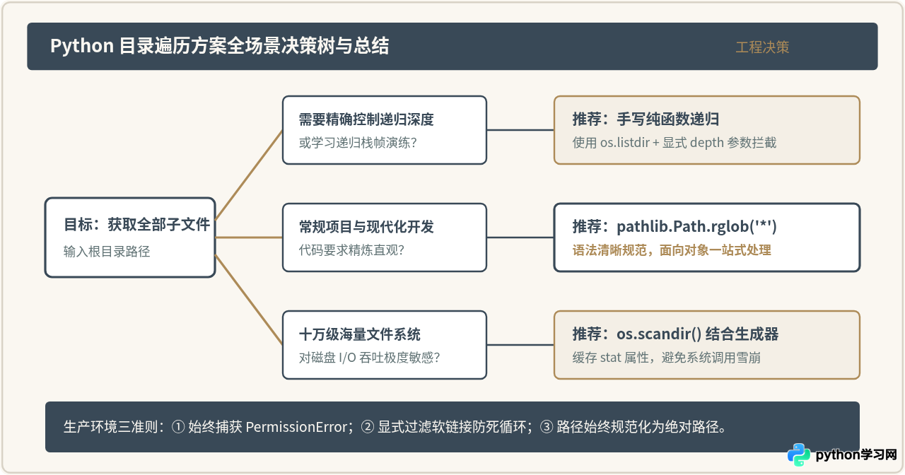 Python递归遍历文件夹获取所有子文件的方法