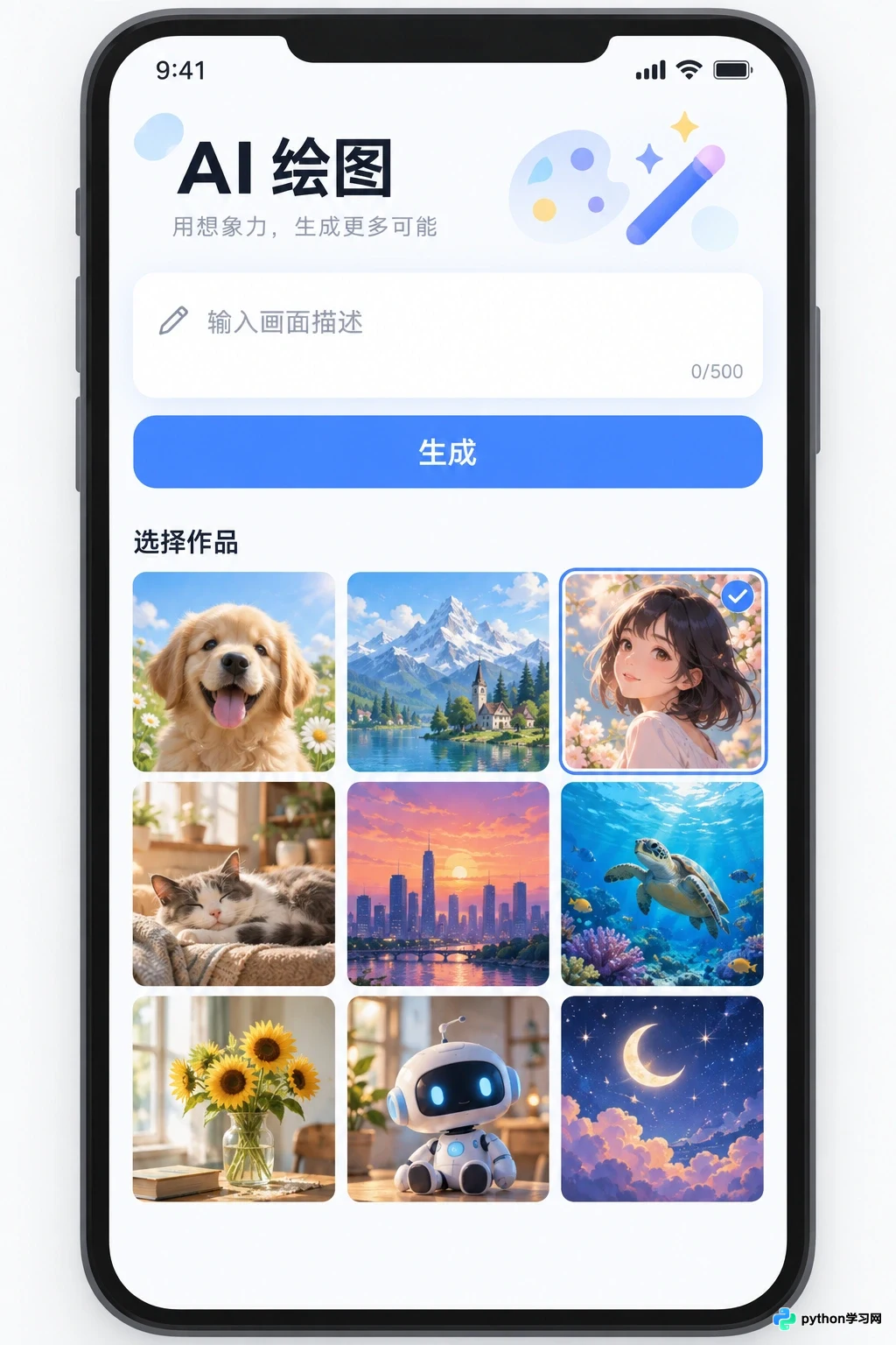 适合手机浏览器使用的AI绘画网站推荐
