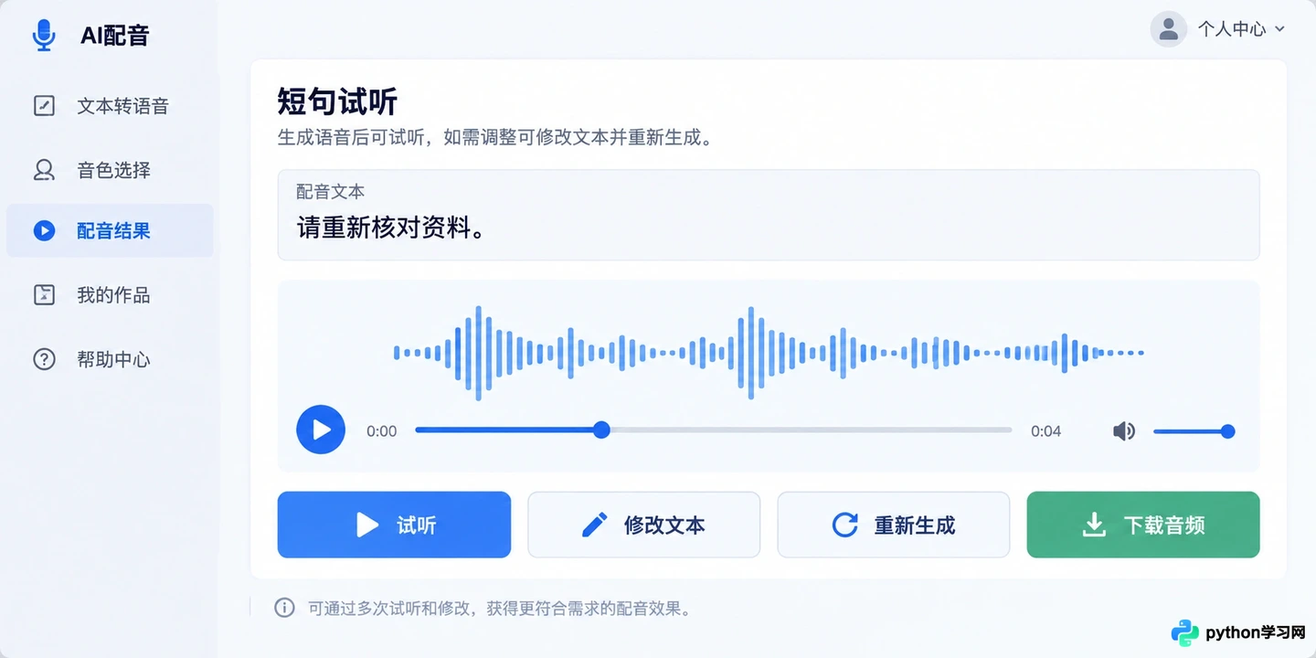 使用AI配音网站时怎么解决多音字发音错误