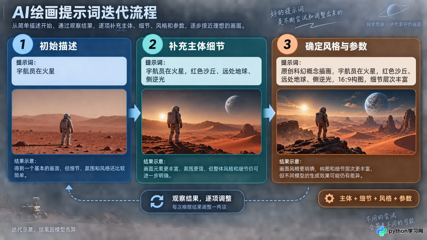 AI绘画提示词怎么写:主体、风格与画质参数的万能公式