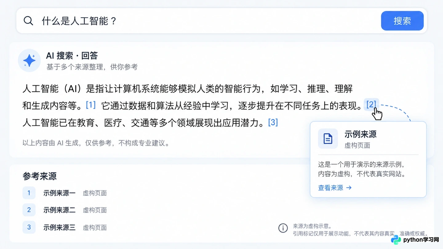 怎么避免AI搜索“幻觉”?选择支持实时联网与多源验证的工具