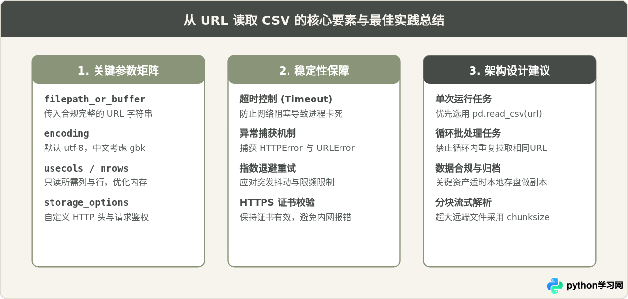 Python使用pandas直接从URL读取CSV文件