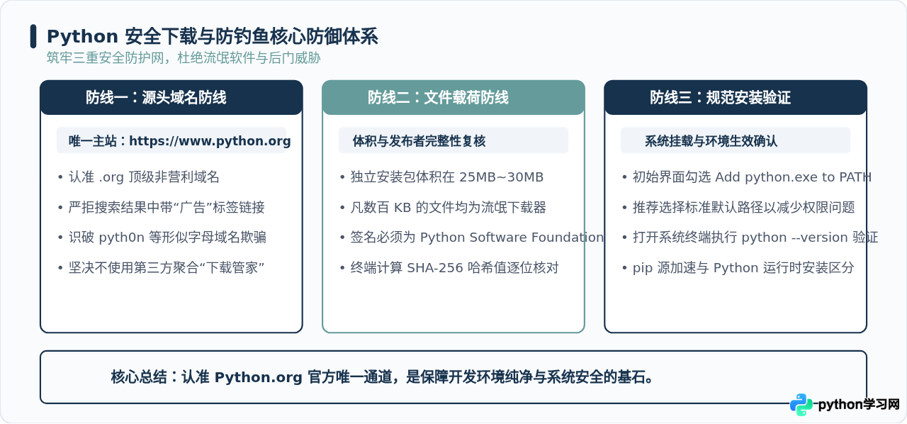 Python官方下载地址在哪？认准Python.org避免钓鱼网站