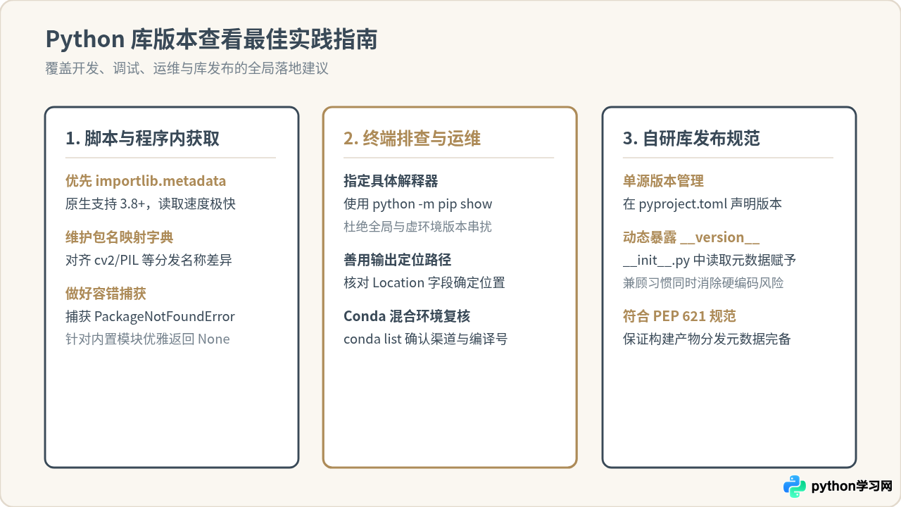 解决Python库没有__version__属性无法查看版本的问题