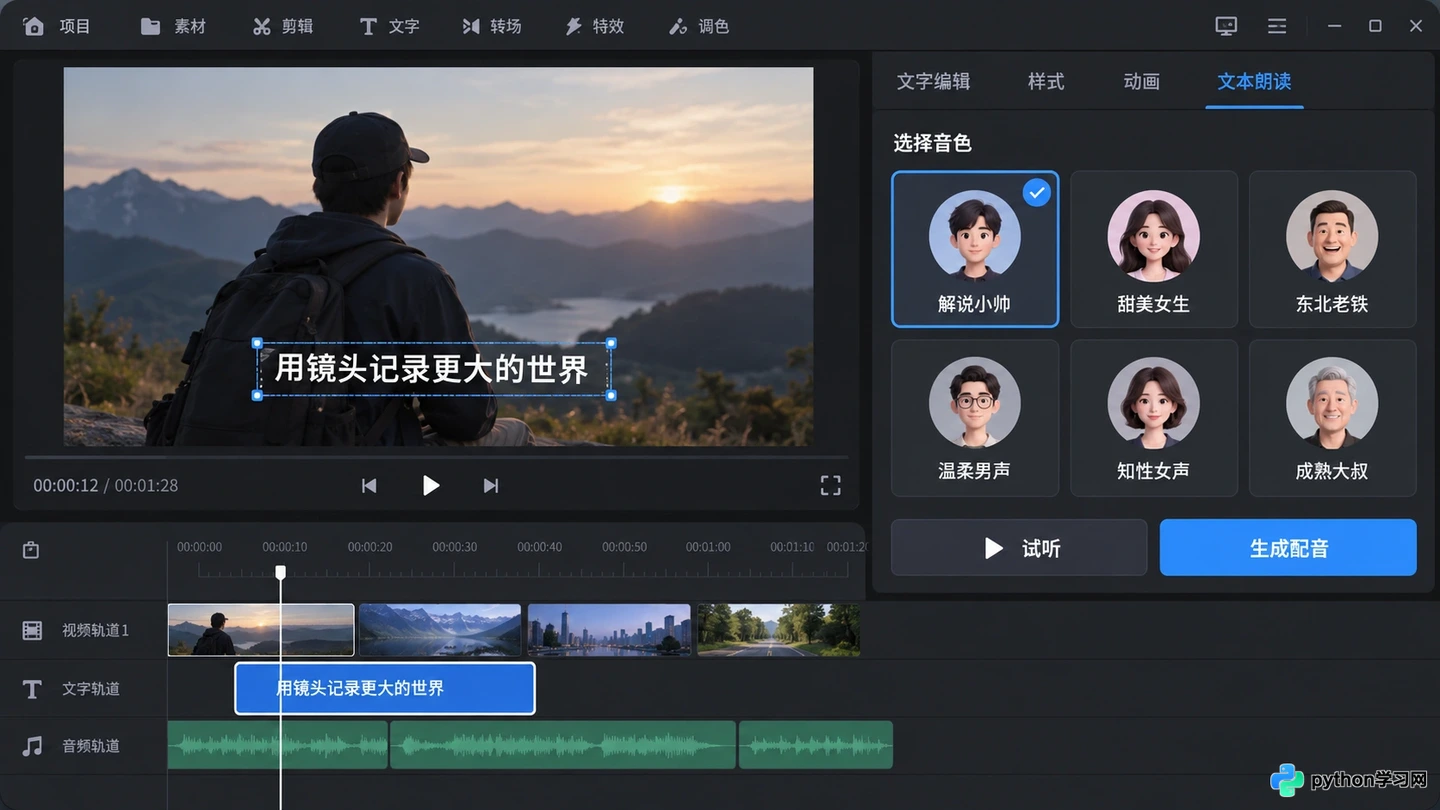免费且高质量的在线AI配音平台推荐