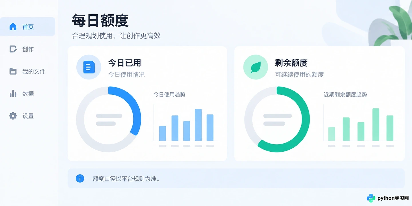 免费AI写作一键生成的字数限制是多少?各平台免费额度详解