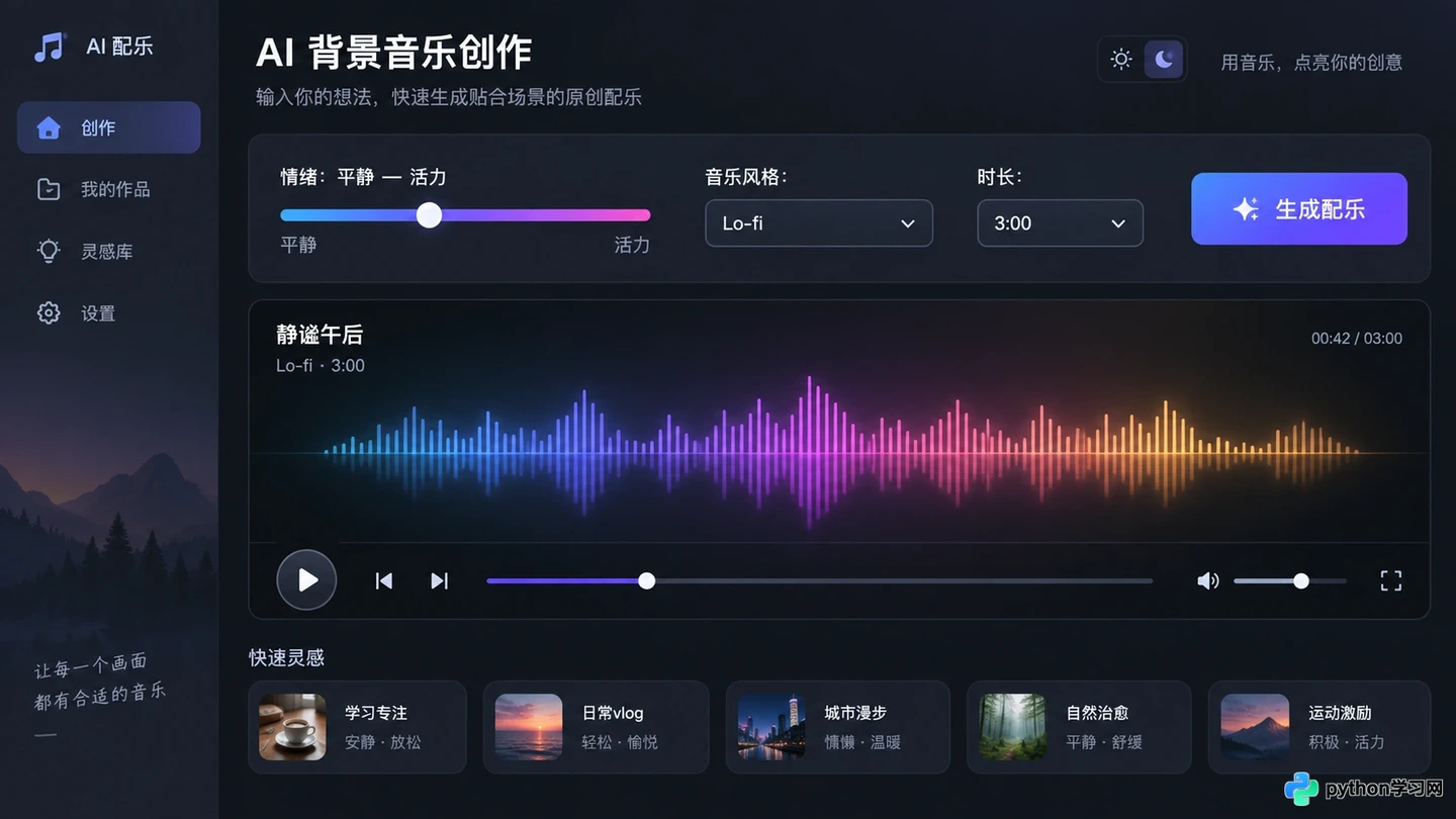 免费AI音乐生成器推荐：支持商用的在线工具盘点