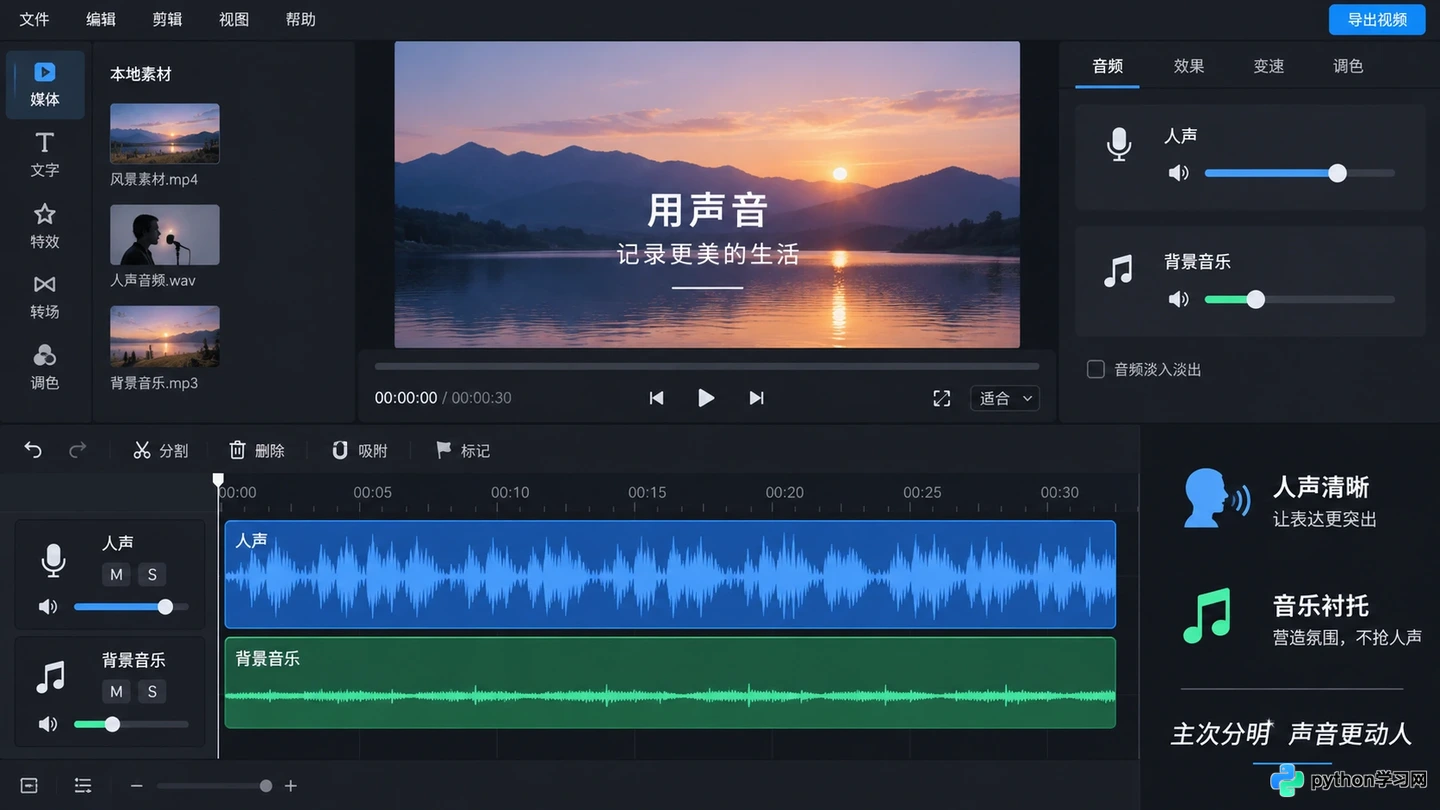 适合短视频解说的AI配音网站及音色选择