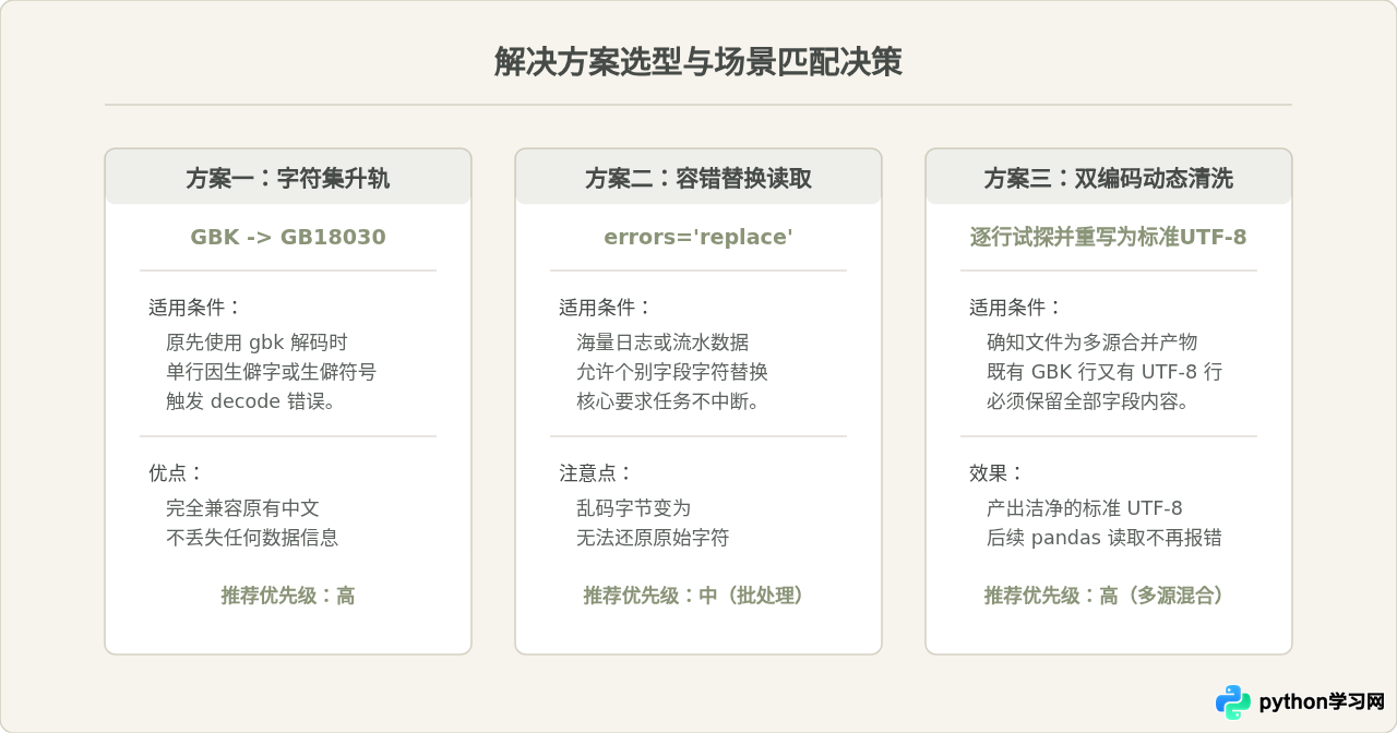 Python读取CSV某一行出现乱码怎么办