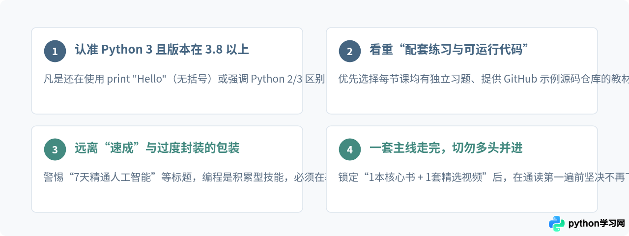 零基础学Python怎么选资源？适合新手的书籍与视频推荐