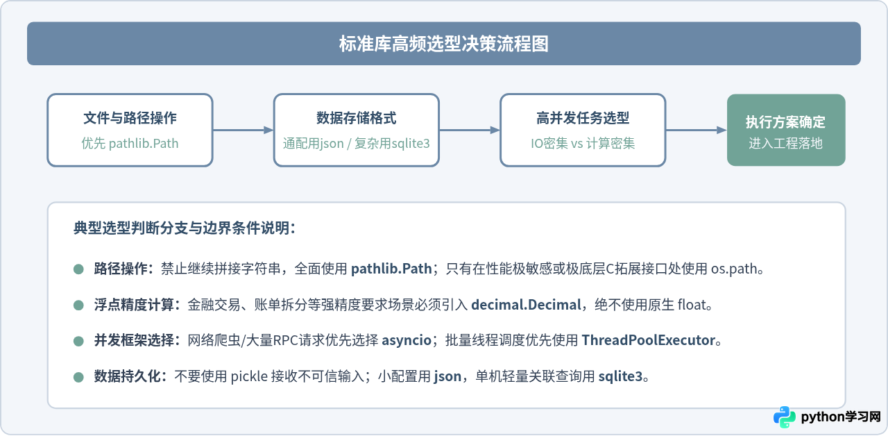 Python标准库模块分类清单与核心功能速查