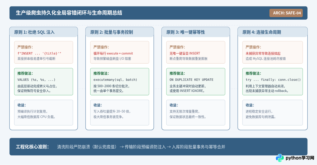 Python爬虫数据清洗与存储：从抓取到存入MySQL的完整代码