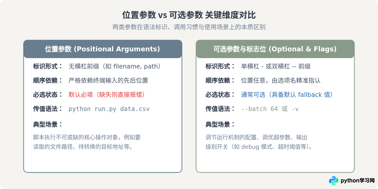 Python脚本执行时怎么传递命令行参数