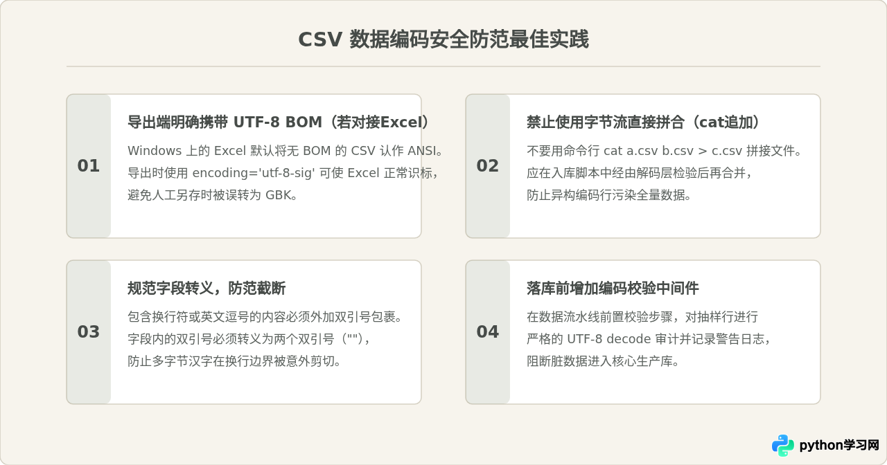 Python读取CSV某一行出现乱码怎么办