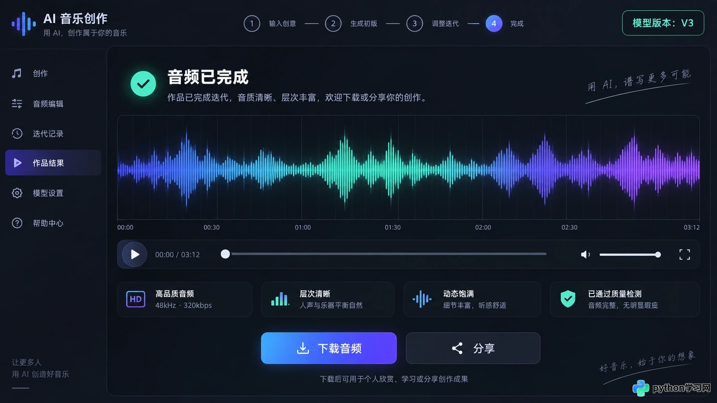 AI音乐生成效果不理想怎么办？参数调整与迭代策略