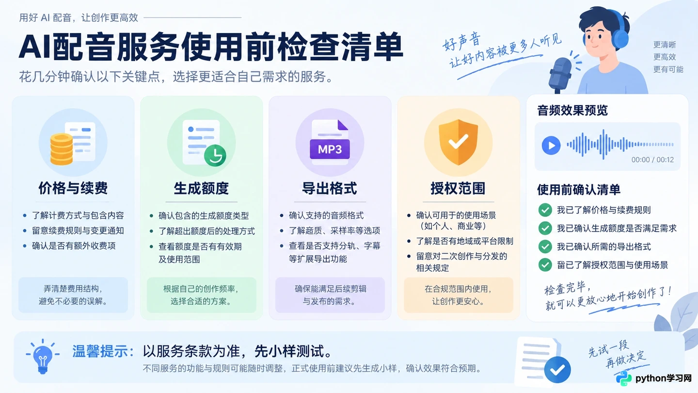 警惕“免费”陷阱：AI配音工具隐形收费套路解析