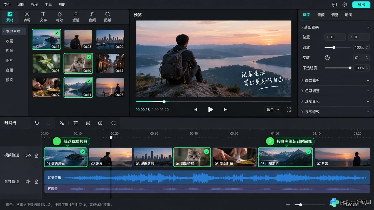 怎么用AI视频制作软件实现文本转视频
