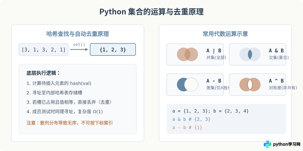 Python元组和集合的定义、创建及基本特性