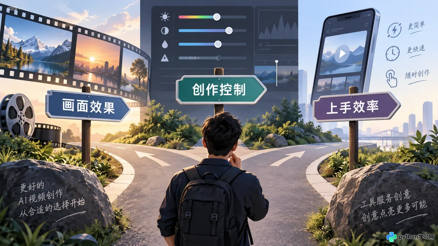 AI视频生成工具怎么选？Sora、Runway与可灵效果对比