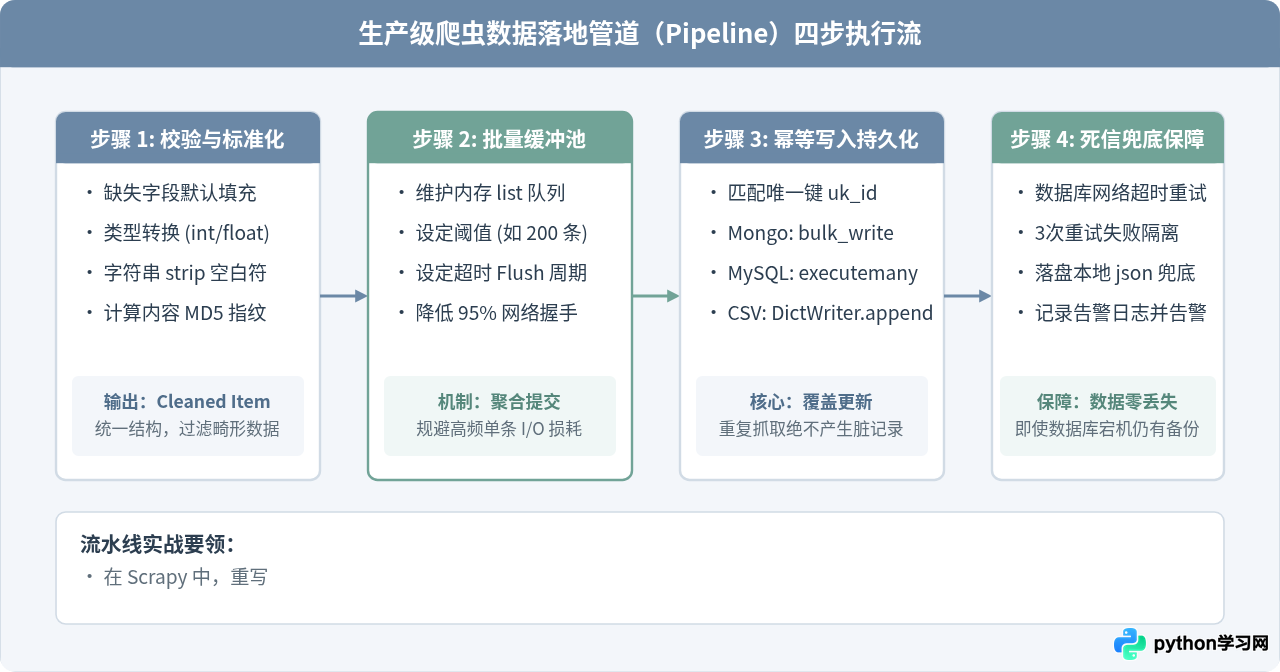 Python爬虫数据持久化：将采集结果存入MySQL、MongoDB或CSV