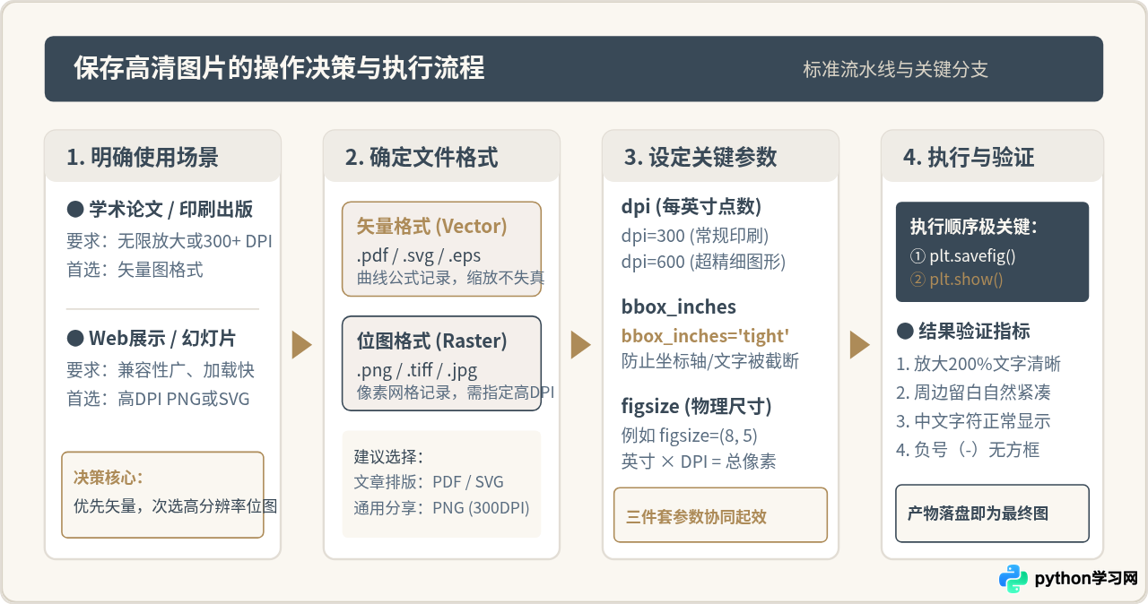 Python怎么将代码生成的图形保存为高清图片