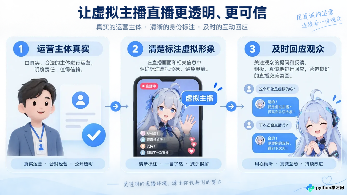 抖音快手AI数字人直播规则解读：怎么避免被判非真人或封号？