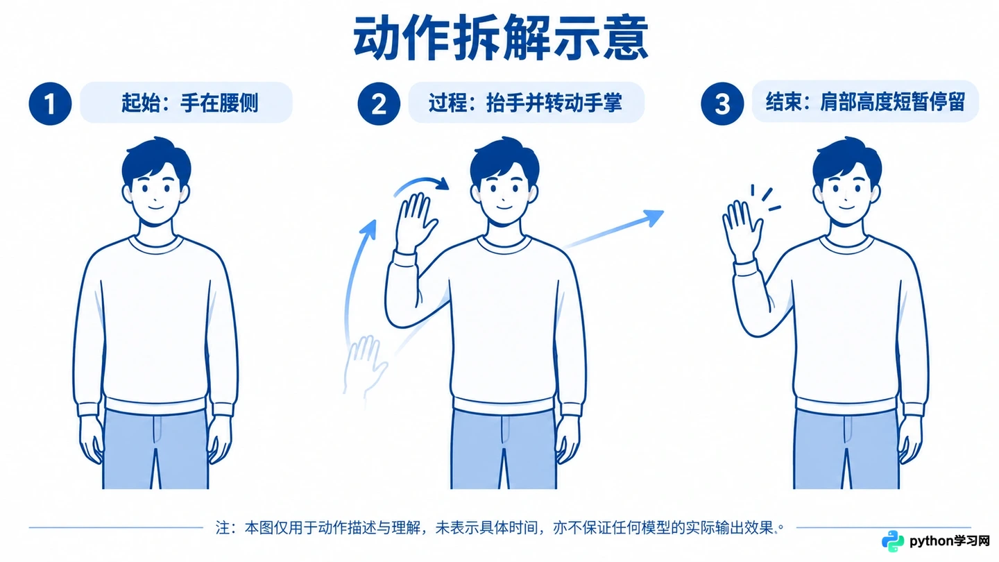 AI视频提示词中怎么准确描述人物动作与表情变化