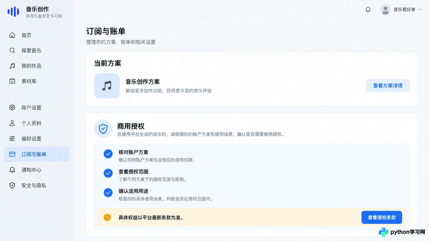 AI音乐制作软件版权归属详解:生成的歌能商用吗