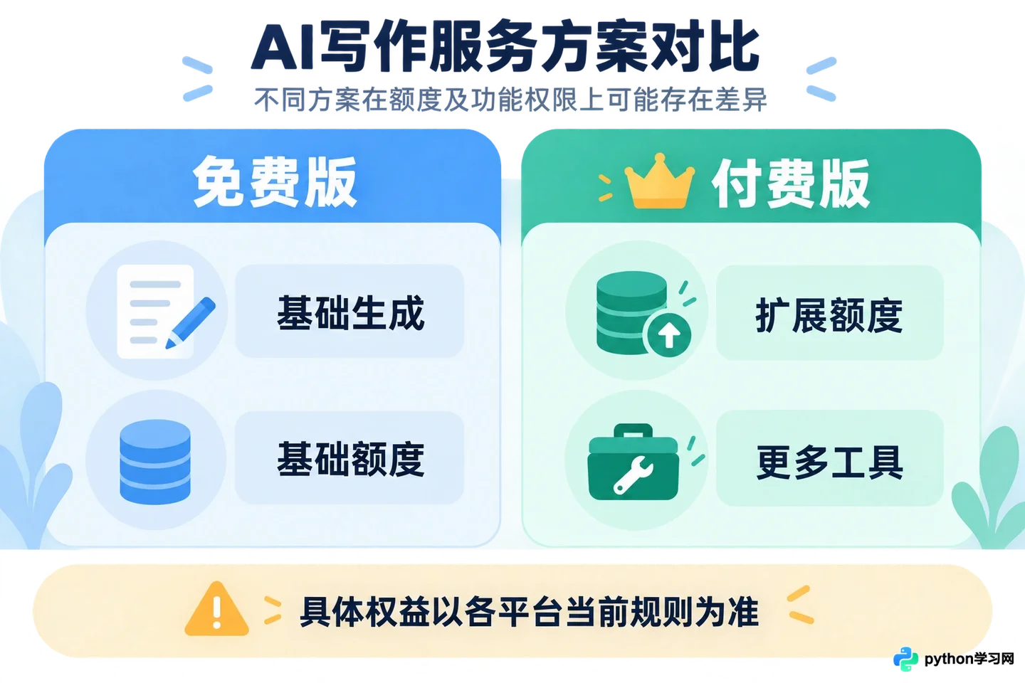免费AI写作一键生成的字数限制是多少?各平台免费额度详解