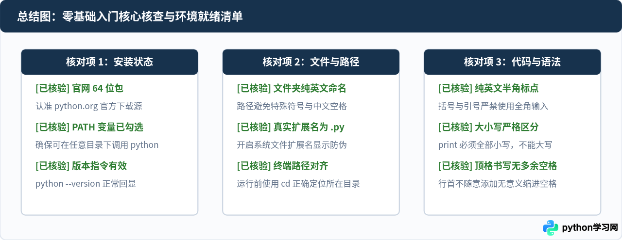 Python零基础入门指南：从环境安装到运行第一个程序