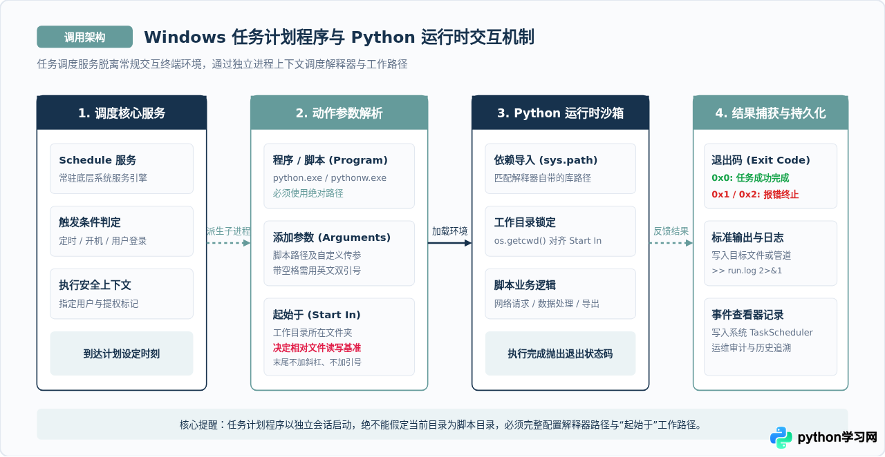 Windows怎么设置定时自动运行Python脚本