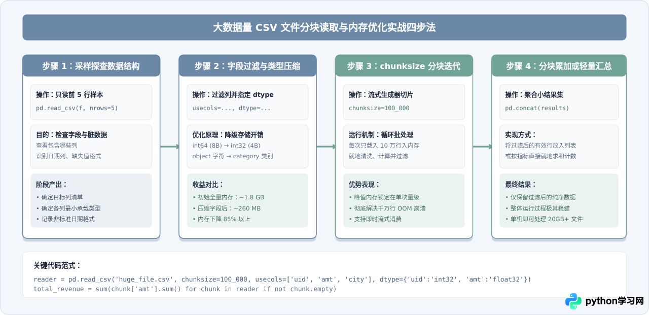 Python pandas read_csv读取CSV文件详解