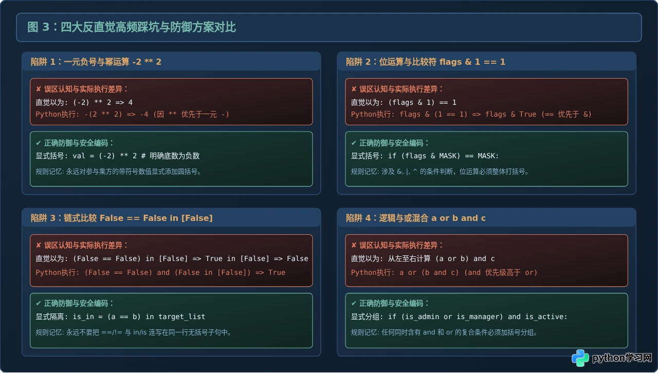 Python运算符优先级怎么算？附优先级表与避坑指南