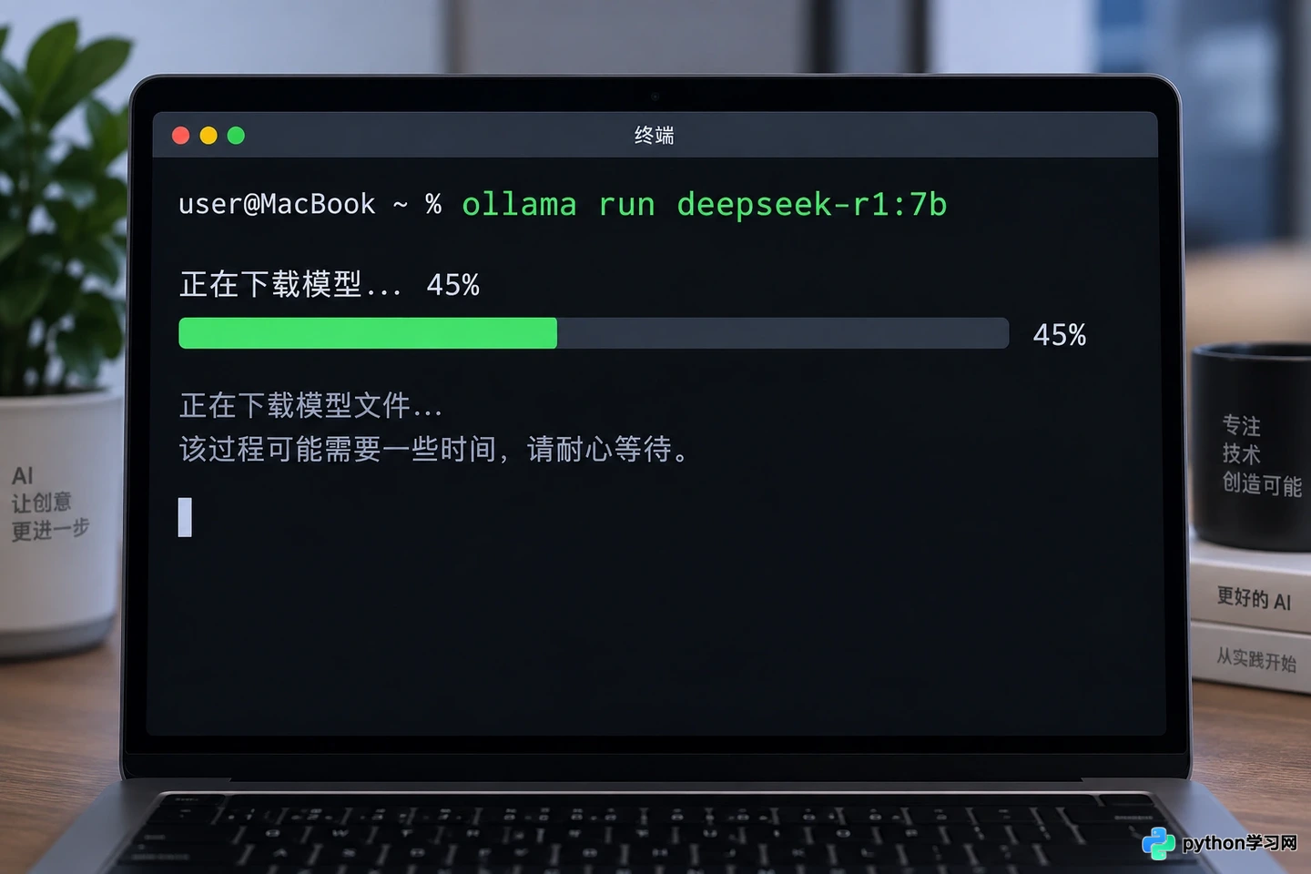 Windows/Mac用Ollama一键本地部署DeepSeek教程