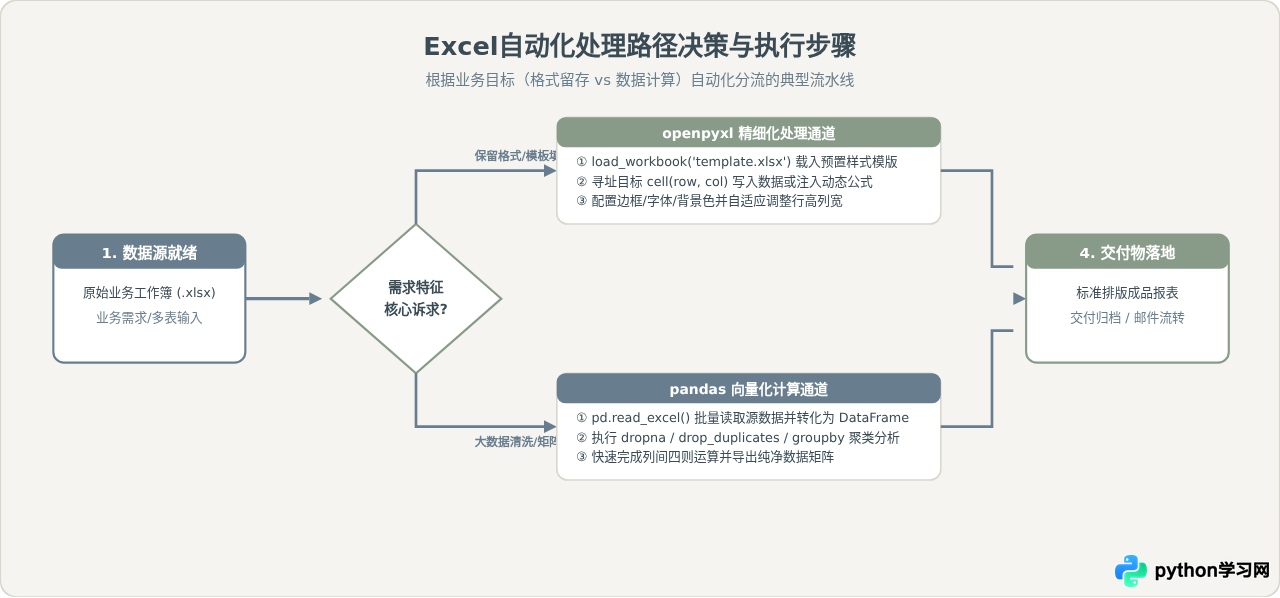 Python自动化办公常用库汇总：处理Excel、PDF与邮件