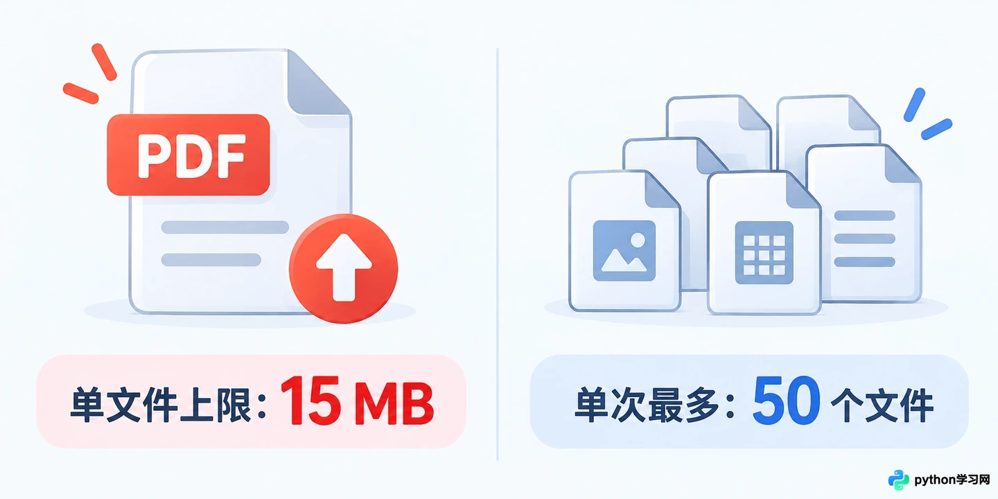 Dify知识库支持的文件格式与大小限制说明