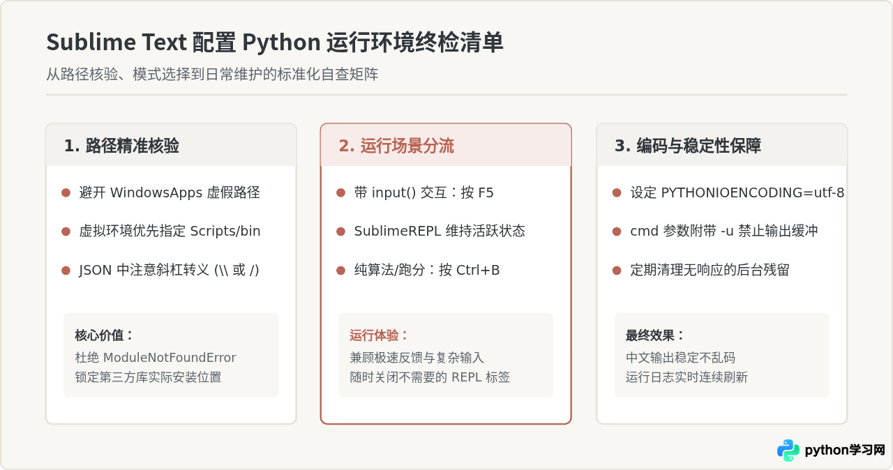 Sublime Text配置Python解释器插件运行代码